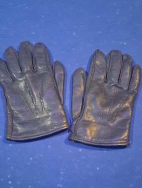 Sears Vintage  Black Men's Leather Gloves